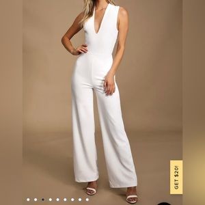 Lulu’s white pantsuit